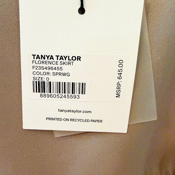 Tanya Taylor Florence Metallic Fringe Skirt - Picture 10 of 10